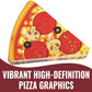 Fun Express 2 3/4" x 3 1/4" Pizza-Styled Triangle Playing Cards - 12 Pieces