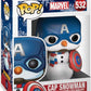 Funko Pop! Marvel: Holiday - Captain America Snowman Vinyl Figure