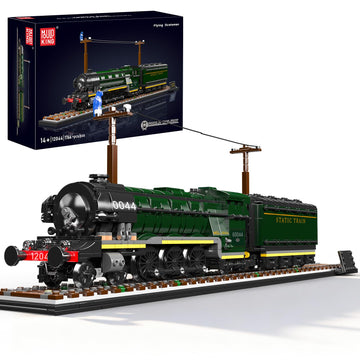 Mould King Flying Scotsman British Steam Locomotive Train, Historical CollectionTrain Model Toy for Collectors, Display and Gift Giving (1766+ Pieces)