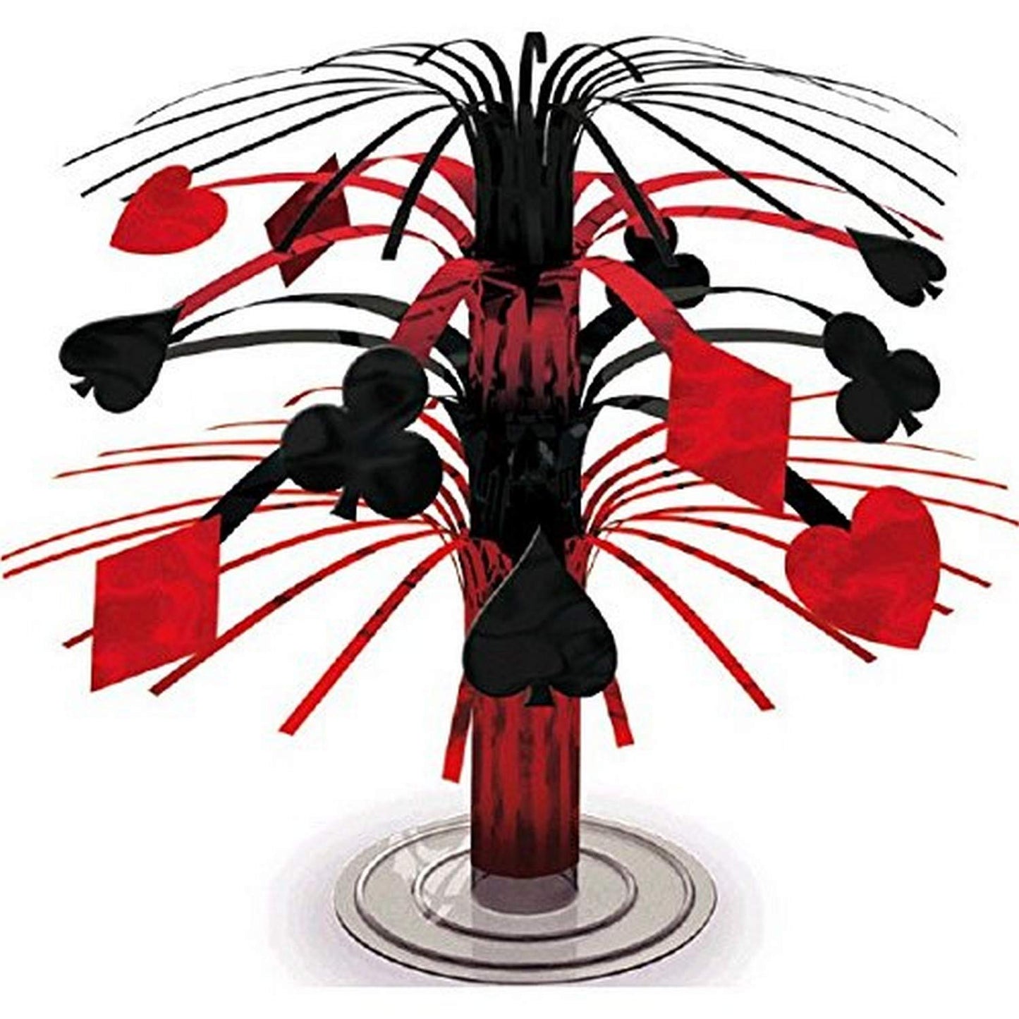 amscan Casino Mini Cascade Party Centerpiece, 7.5", 1 piece
