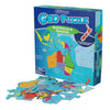 GeoPuzzle 19x16 Australia & Oceania Jigsaw Puzzles,50 Pc Puzzle for Kids
