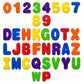 BabyBibi 36 PCS Stick-On Foam Letters & Numbers - Non-Toxic, BPA Free, No Mold Tub Toys - Colorful, Educational, Fun ABC Learning for Toddlers
