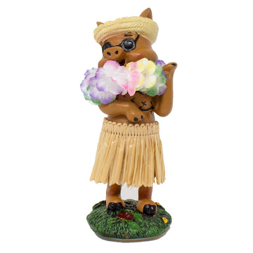 Miniature Dashboard Hula Doll - Pig