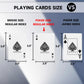 GSE Games & Sports Expert 2-Deck 100% Plastic Waterproof Playing Cards, Standard Regular Index, Poker Size, Perfect for Outdoor Camping, Beach & Pool