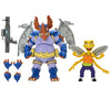 NECA - Teenage Mutant Ninja Turtles (1987 Cartoon) - 7” Scale Action Figure - Wingnut and Screwloose 2 Pack