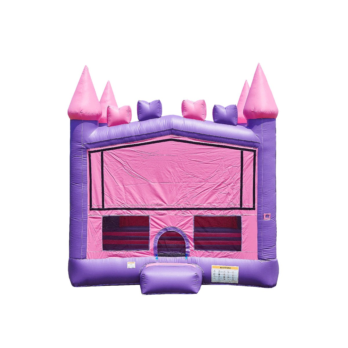 JumpOrange Commercial Grade Inflatable Princess Bricks Bounce House Backyard Party Moonwalk Size 13'x13'