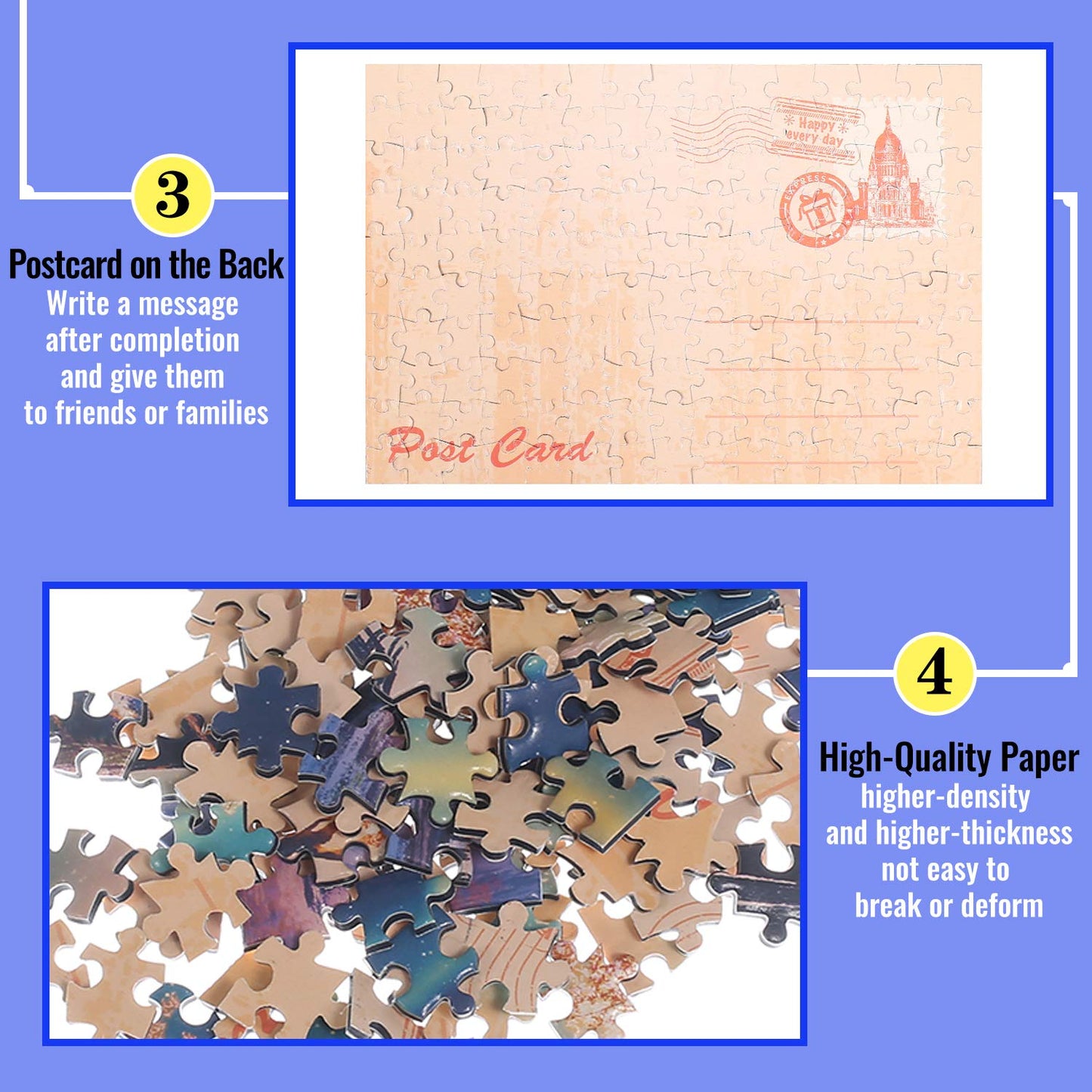 Small Jigsaw Puzzles for Adults Challenging Puzzle Small Puzzles Mini Jigsaw Puzzles for Adults 150 Pieces Starry Night Rhone River Sunflower 6 x 4