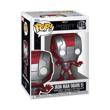 Funko Pop Marvel: Infinity Saga - Iron Man - (Mark 5) - Collectable Vinyl Figure - Gift Idea - Official Merchandise - Toys for Kids & Adults