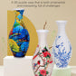 3D Puzzle Vase, 160 Pieces No Glue Required UV Printing Puzzle Vase