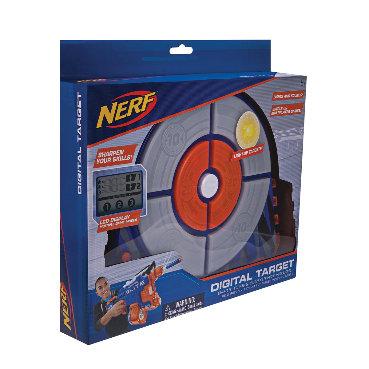 NERF NER0156 Elite Digital Target Game, Multi