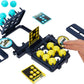 Mattel Games Bounce-Off Duel 2-Player Game for Kids, Teens, Families & Adults, Slam the Paddles & Balls Pop Out with Challenge Cards