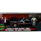 toy Cars DC Comics 1:24 Classic TV Series Batman Batmobile Die-Cast Car & 2.75" Batman, Robin, Penguin, & The Joker Figures