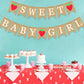 Strawberry Baby Shower Banner Sweet Girl Party Decoration Fruit Berry Garland Pregnancy Supplies