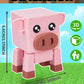 Aousin 3D Printed Animals, Adorable Desk Pets for Desk Decor Gifts (Farm Animal)