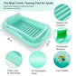 Float Joy Tanning Pool Inflatable Pool Floats Adult Tanning Bed Pool Lounger Blow Up Pool Floaties for Floating Sunbathing Suntan Tub