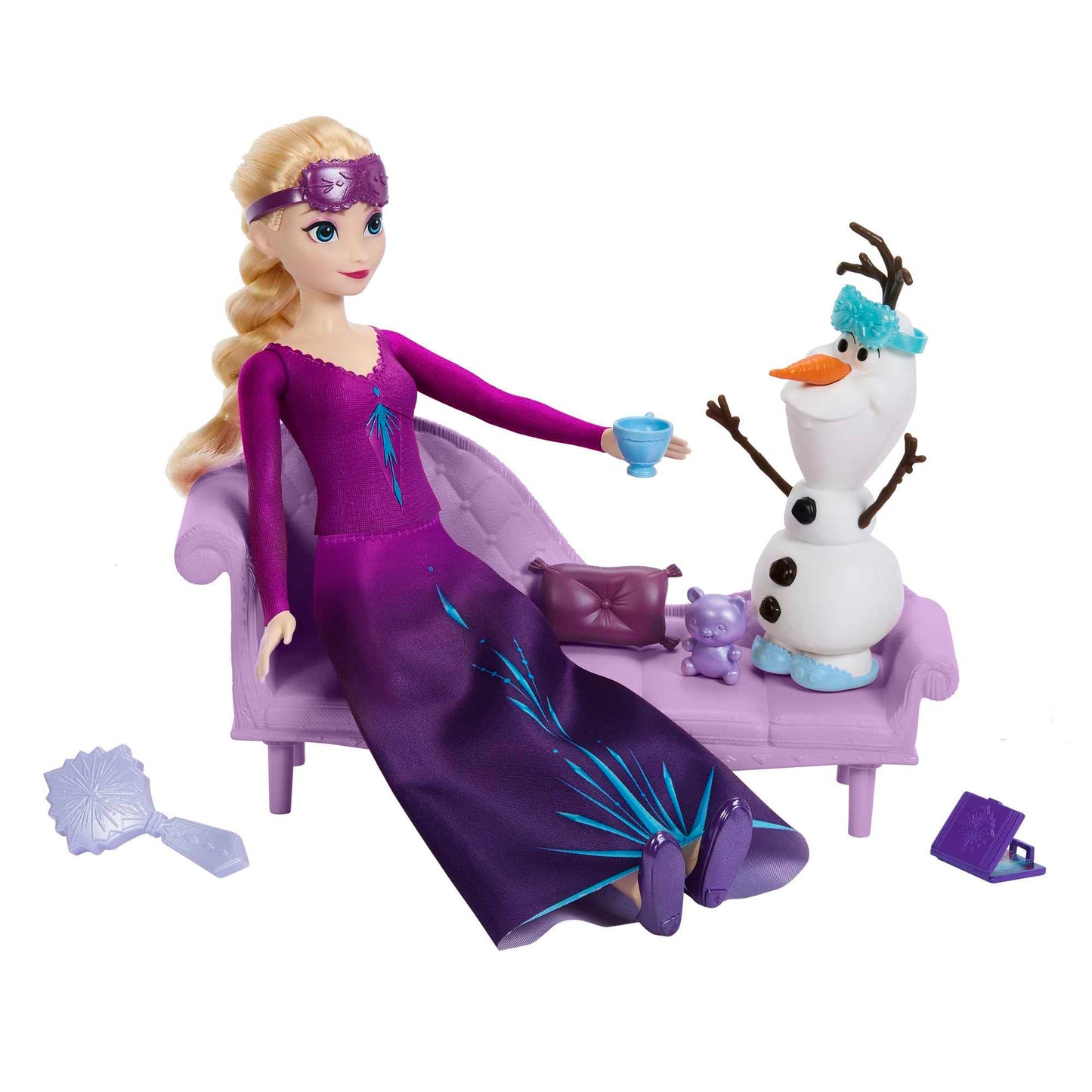 Mattel Disney Frozen Snow Dreams Elsa and Olaf 8-Piece Bedtime Set