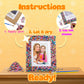 Playbees Kids Picture Frame Mosaic Craft Kit Craft DIY Arts & Crafts for Kids Frame Kit Great Birthday Gifts for 3 4 5 6 7 8 9 10 11 12 Year Old
