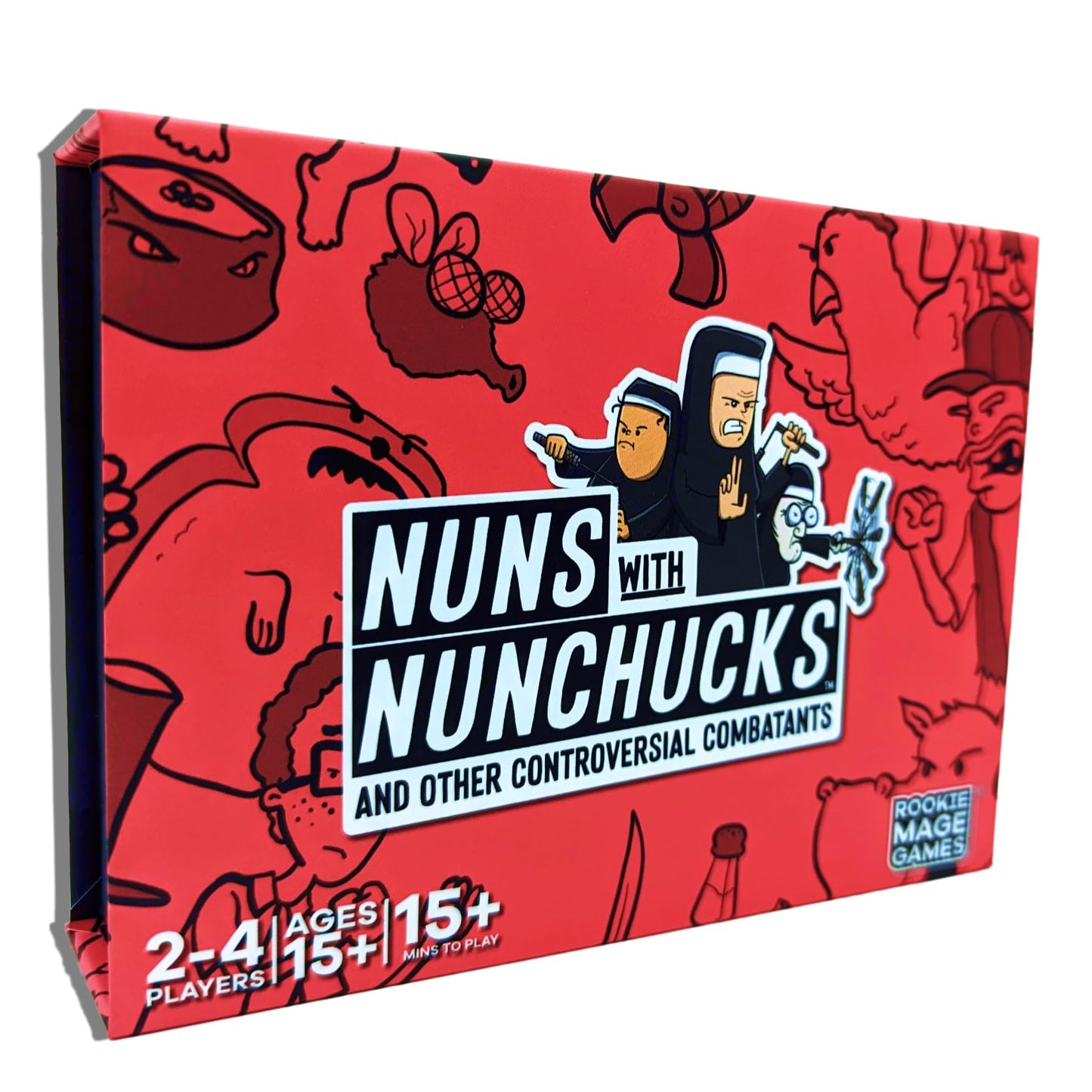 Rookie Mage Games Nuns with Nunchucks | Battle for World Domination in This Hilarous Card Game for Adults