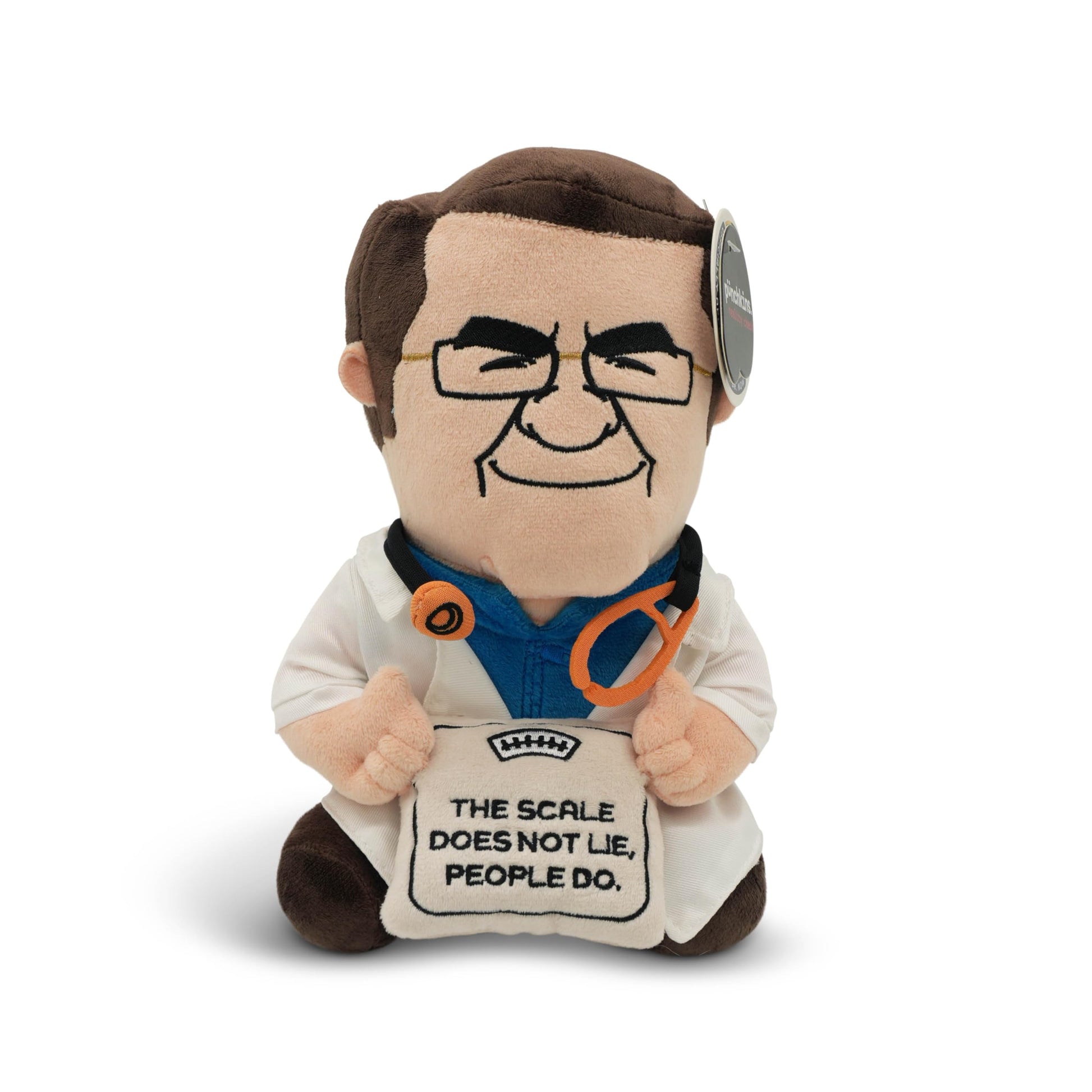 Punchkins Dr. Now-Inspired Plush Toy - Funny Doctor-Themed Stuffed Figure, Soft Novelty Gift