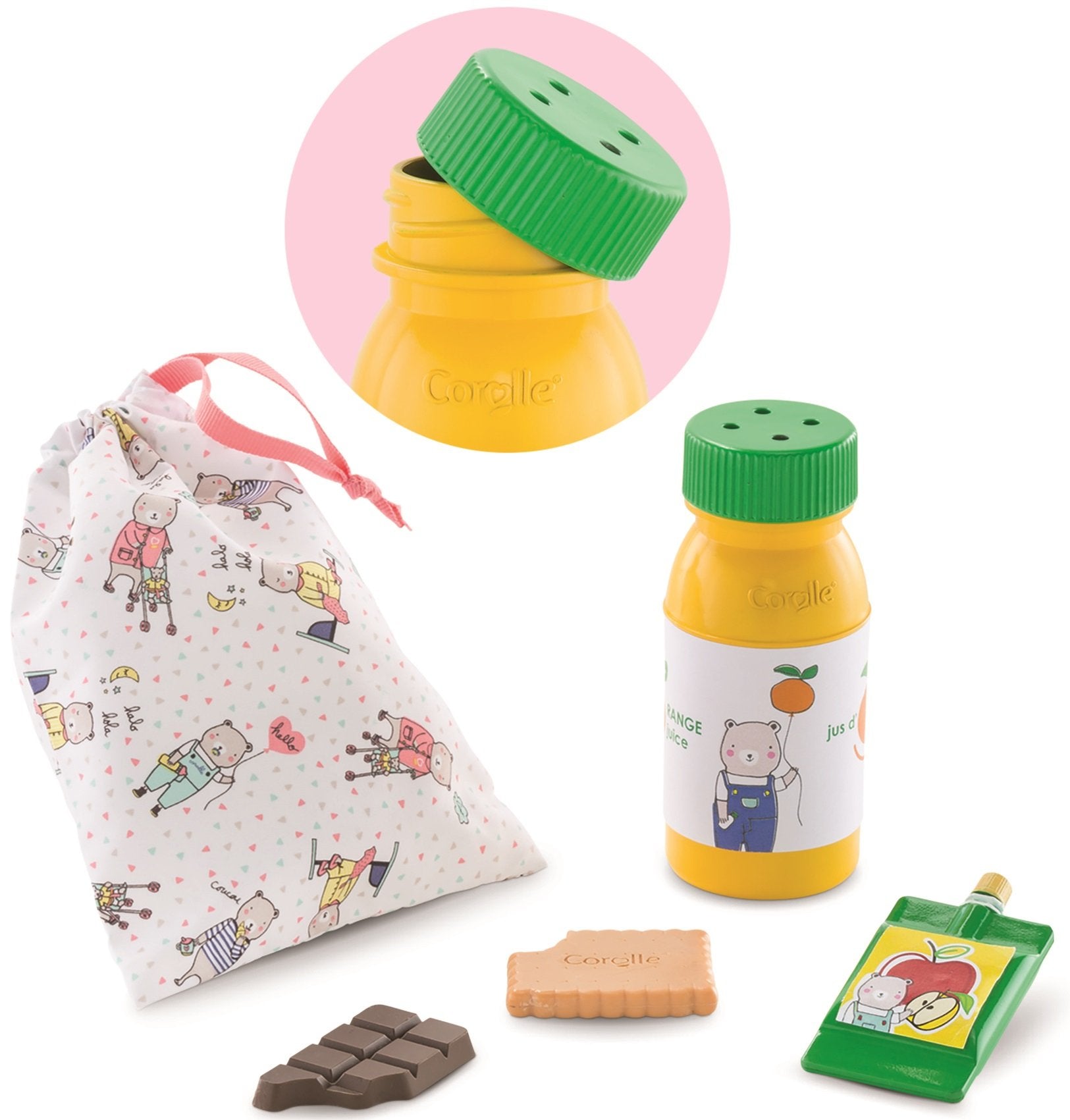 Corolle Mon Grand Poupon Snack Set Toy Baby Doll
