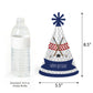 Big Dot of Happiness Shoots and Scores - Hockey - Cone Happy Birthday Party Hats for Kids and Adults - Set of 8 (Standard Size)