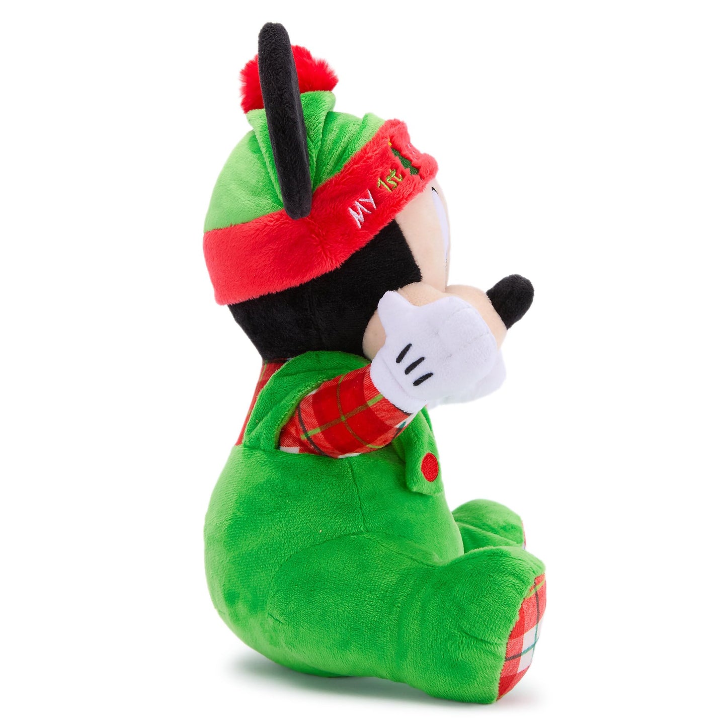 Disney Store Official Mickey Mouse Holiday Plushy - Baby's My First Christmas 2025 Disney Plush - 11" Baby Toy Plushie in Festive Holiday Outfit