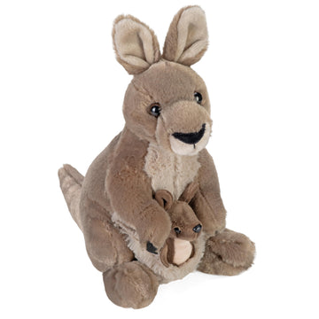 Wild Republic Cuddlekins Kangaroo Stuffed Animal - 12"