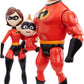 Mattel Disney and Pixar The Incredibles Storyteller Set with 3 Action Figures, Super Family Collectible Toy Pack with Mr Incredible, Elastigirl