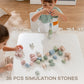 Comfy Cubs Stacking Rocks 36 Pieces, 36 Months+, Educational Toddler Stacking Blocks, Promotes Imagination, Balance & Fine Motor Skills - Wooden Rocks