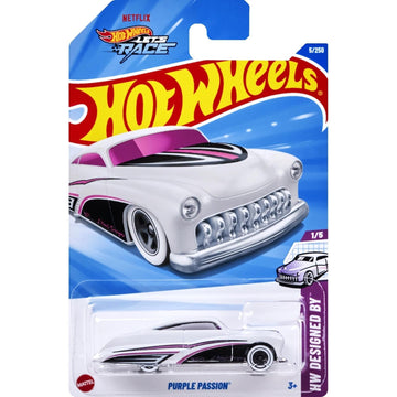 Hot Wheels Purple Passion, HW Designed by 1/5 [White] 5/250