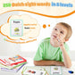 DEGIDEGI Big Size Sight Words Flash Cards Kindergarten, 250 Dolch Sight Words Game with 5 Levels, Preschool Toddler Flash Card for Writing Reading