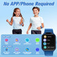 Smart Watch for Kids 1.85" with Fitness Tracker, Sleep Monitor, 22/100+ Sport Modes, DIY Dial, IP68 Waterproof, Step Counter, Heart Rate, Camera
