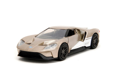 Jada Pink Slips 1:32 W1 2017 Ford GT Die-Cast Car, Toys for Kids and Adults(Metallic Gold)