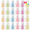 JOYIN 24 Pcs Mini Bubble Wands Assortment Party Favors Toys for Kids Child, Summer Gifts Bubbles Fun Toys,Wedding, Bath Time,Summer Outdoor Gifts