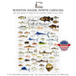 Heritage Puzzle Fishes of The Gulf of Mexico by Diane Peebles 550 Pieces