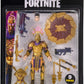 Jazwares FORTNITE Hot Drop Series Menace (Undefeated Flame), 4-inch Articulated Figure with Harvesting Tool, Back Bling, Head, Weapons and Glider