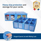 BCW Collectible Card Bin - Blue | Holds 3200 Cards | Includes 4 Dividers | Storage for Pokémon, MTG & Sports Cards