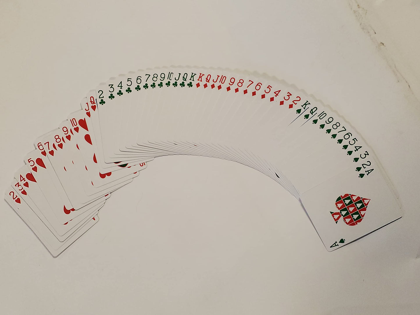 Bicycle Red Back Green Santa Playing Cards
