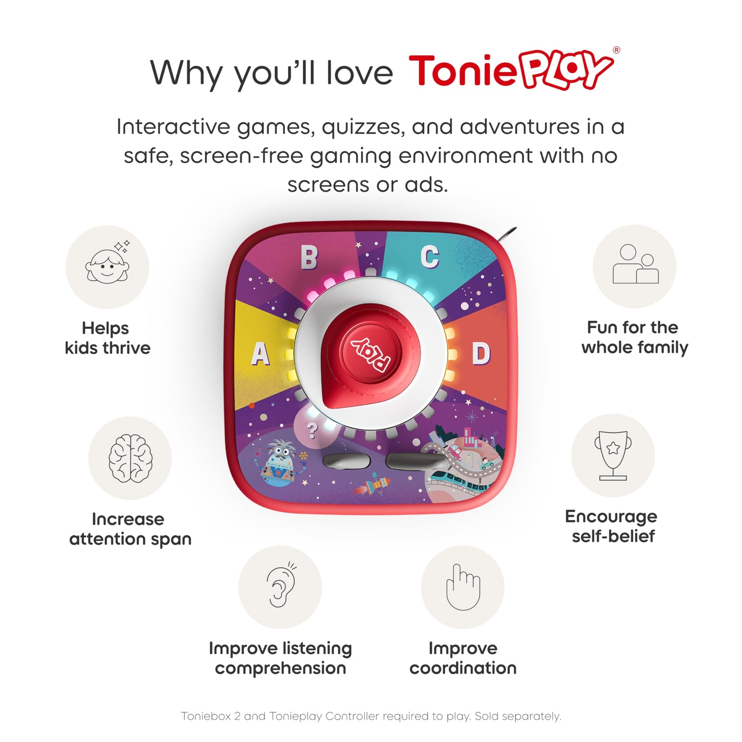 Tonies The Quizzles: All About Technology Tonieplay Quiz Game [Requires Toniebox 2 & Controller]