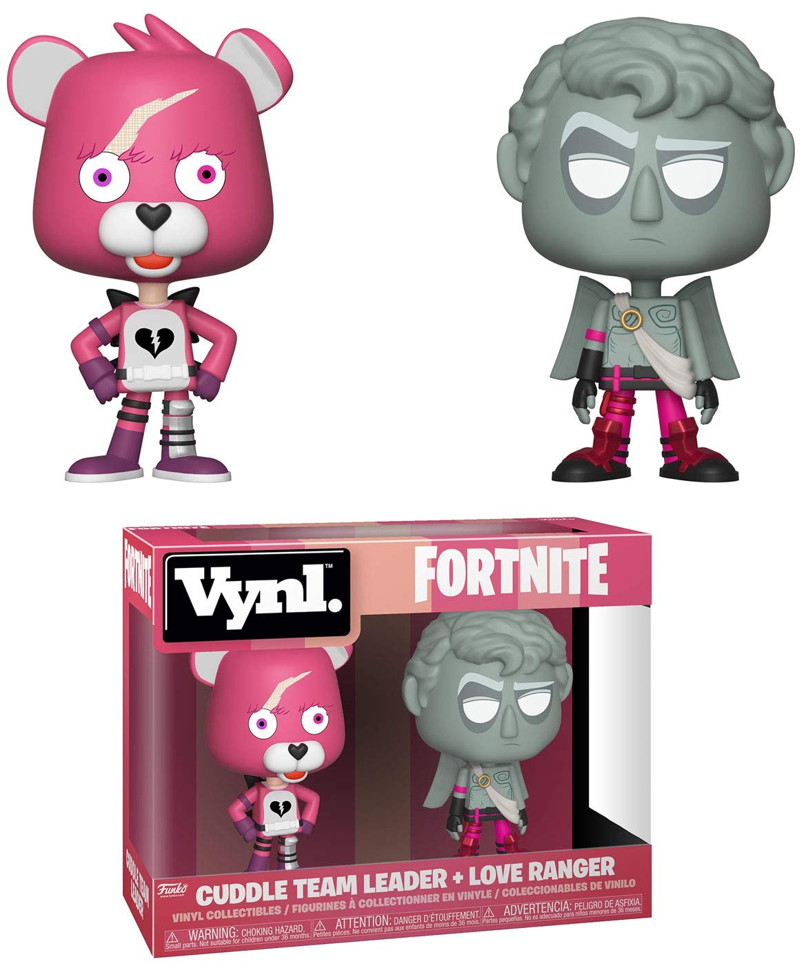 Funko Vynl: Fortnite - Cuddle Team Leader & Love Ranger, Standard Toy, Multicolor