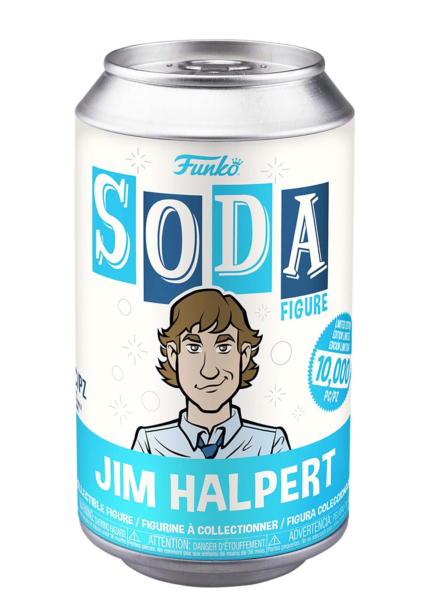 Funko The Office Vinyl Soda Jim Halpert Limited Edition of 10,000! Figure [1 RANDOM Figure, Look For The Chase!]