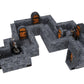 Warlock Tiles: Expansion - 1 in. Dungeon Straight Walls