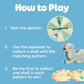 Educational Insights Sophie's Seashell Scramble - Pattern Matching Games for Toddlers 3-5, Preschool Learning Activities, Turn-Taking Board Games