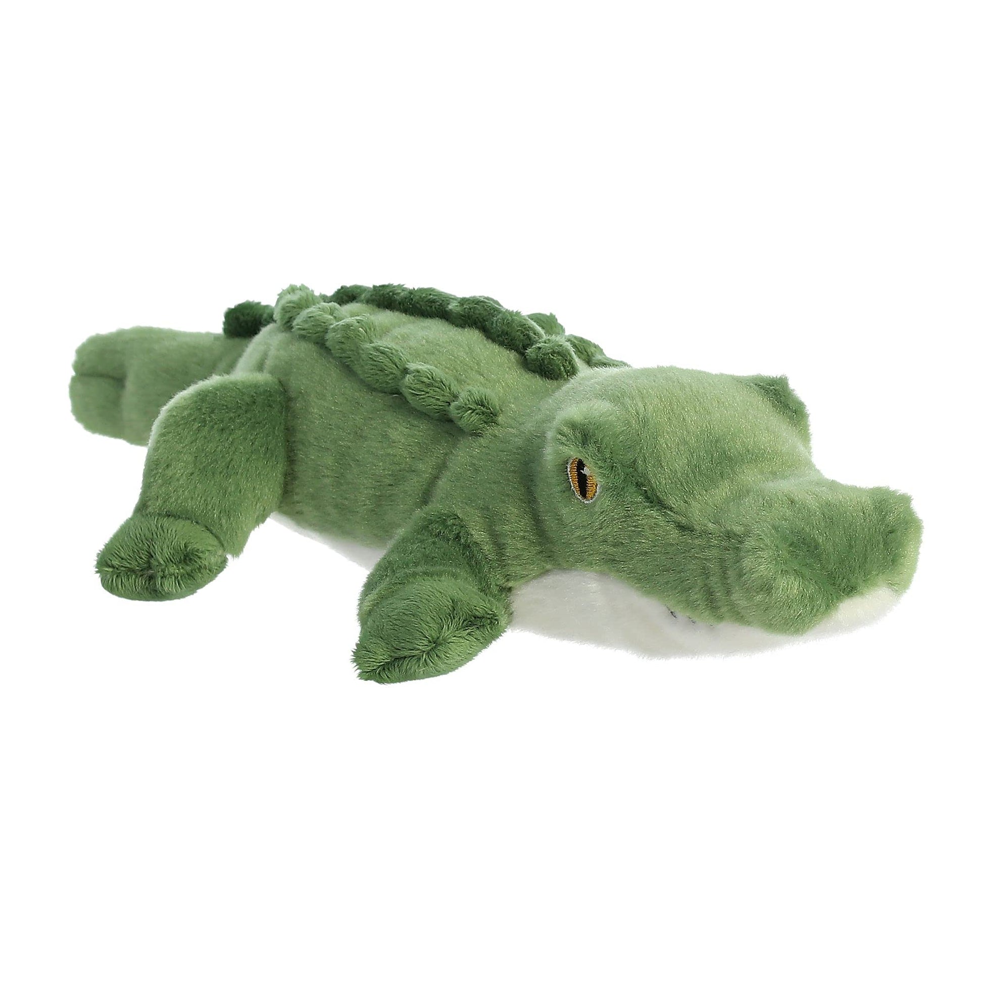 Aurora® Responsibly Made Eco Nation™ Alligator Stuffed Animal - Ideal for Playtime Adventures - Perfect for Birthdays or Just Because - Green 14