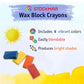 Stockmar Beeswax Block Crayons, Set of 8 - Non Toxic, Safe, Natural Jumbo Crayons For Kids & Adults - Waldorf Homeschool -Waldorf Art Supplies - In