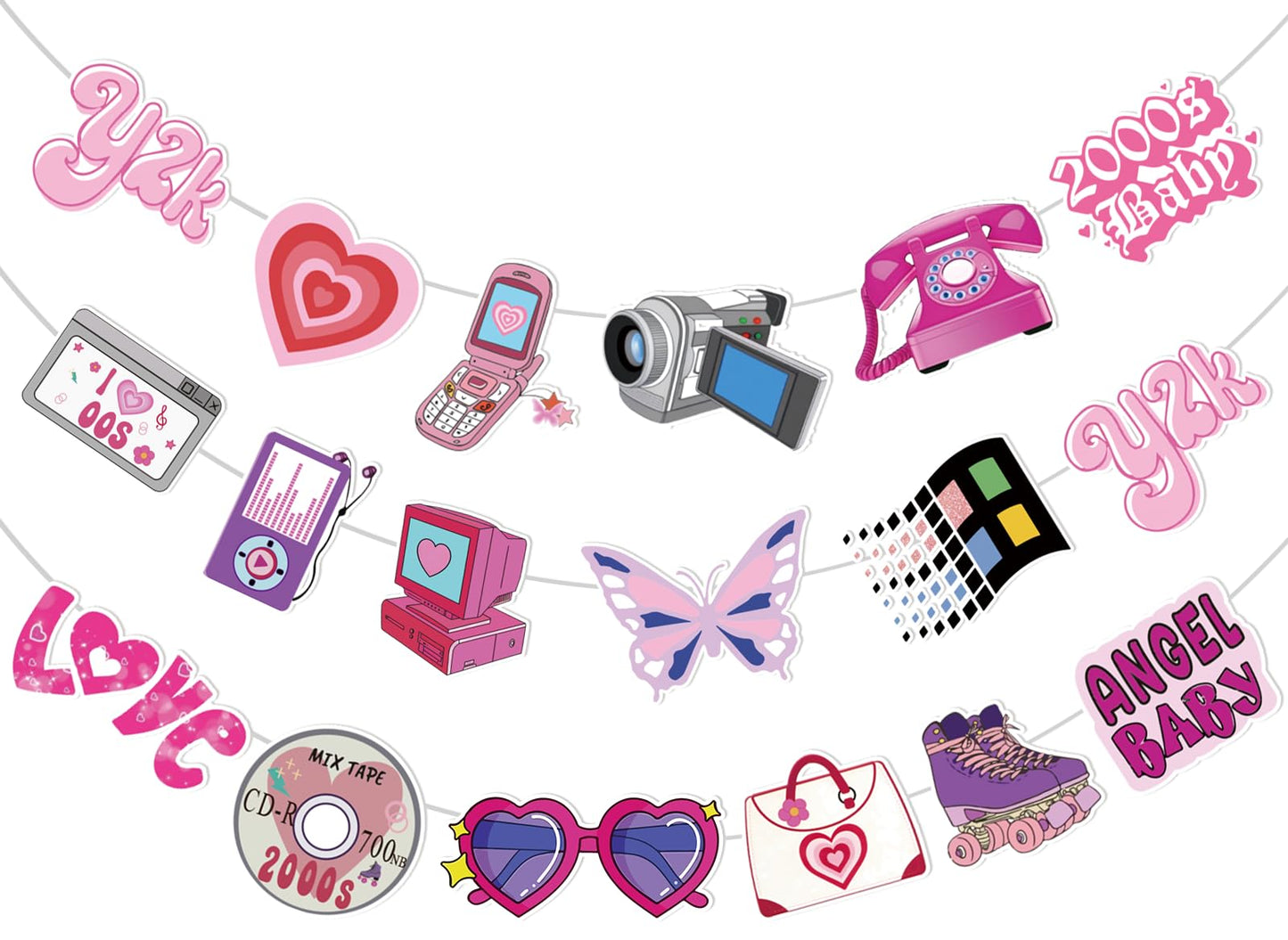 Y2k Decor - 2000s Party Decorations Y2k Party Decorations Y2k Birthday Decorations Early 2000s Banner