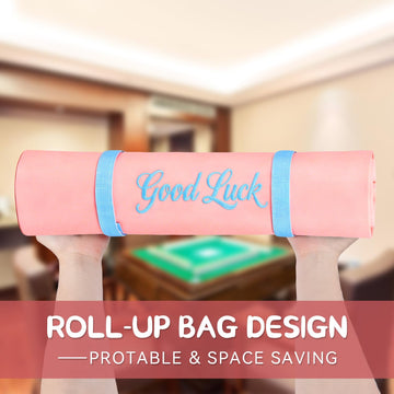 VKDDM Mahjong Rack Bag Fits 4 Mahjong Racks with Pusher, Protective Mahjong Storage Bag Keeps Mahjong Racks Safe and Organized for Travel | Club |