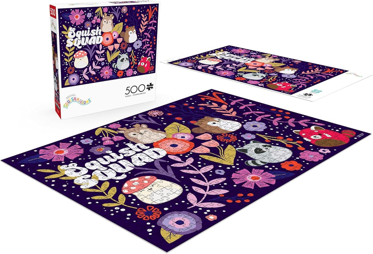 Buffalo Games - Squishmallow Squish Squad - 500 Piece Puzzle for Adults