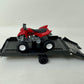 NewRay Toys 1:43 Chevy Silverado Pick Up Truck with Trailer and Dirt Bike