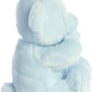 Aurora® Snuggly Comfy™ Bear Baby Stuffed Animal - Comforting Companion - Imaginative Play - Blue 9 Inches